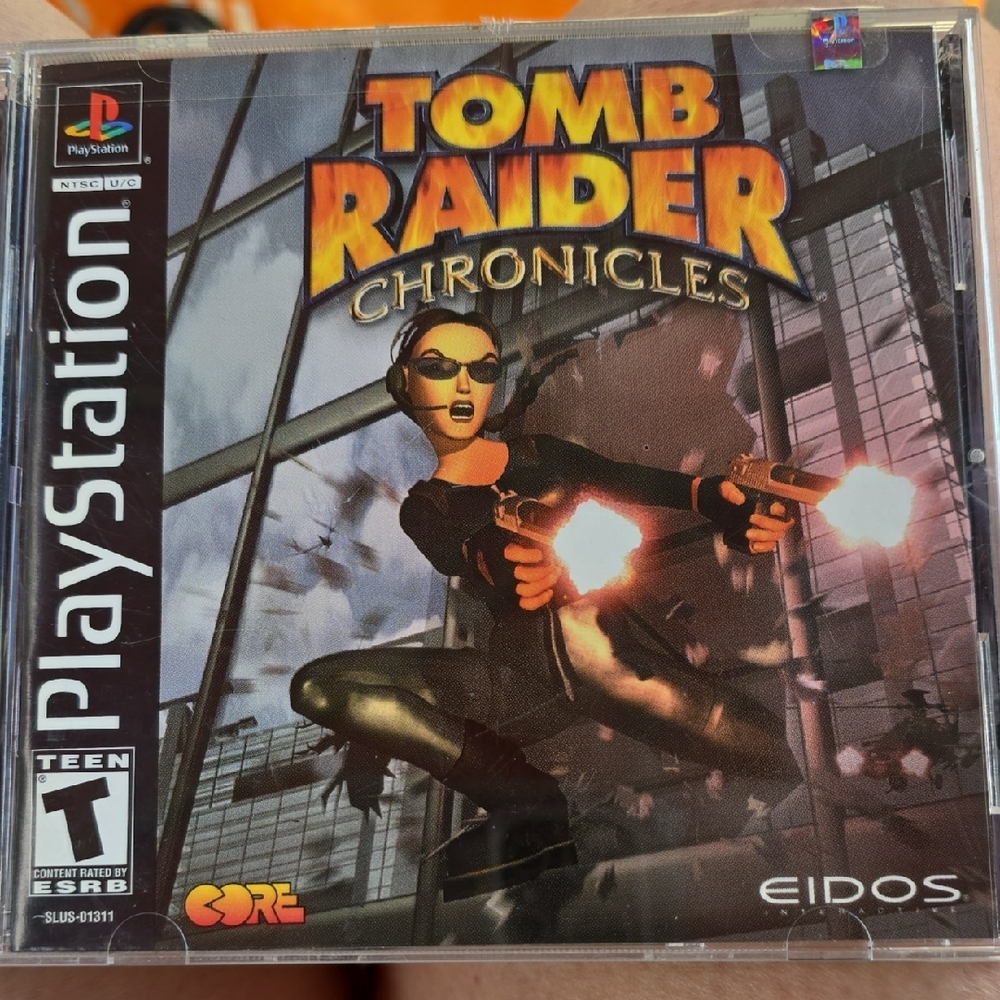 Tomb Raider Chronicles for PlayStation 1- Black. Brand New Unopened